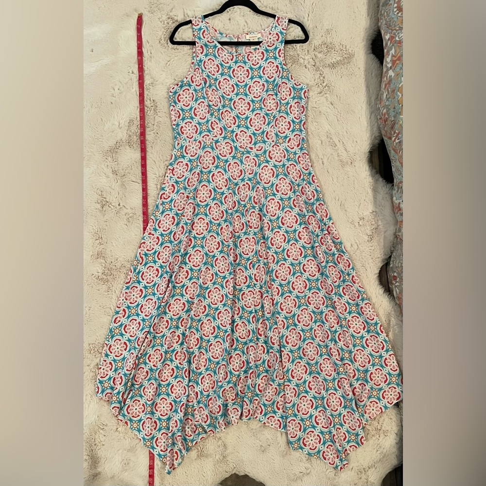 Sundance Sleeveless Tile Pattern Bias Cut Dress